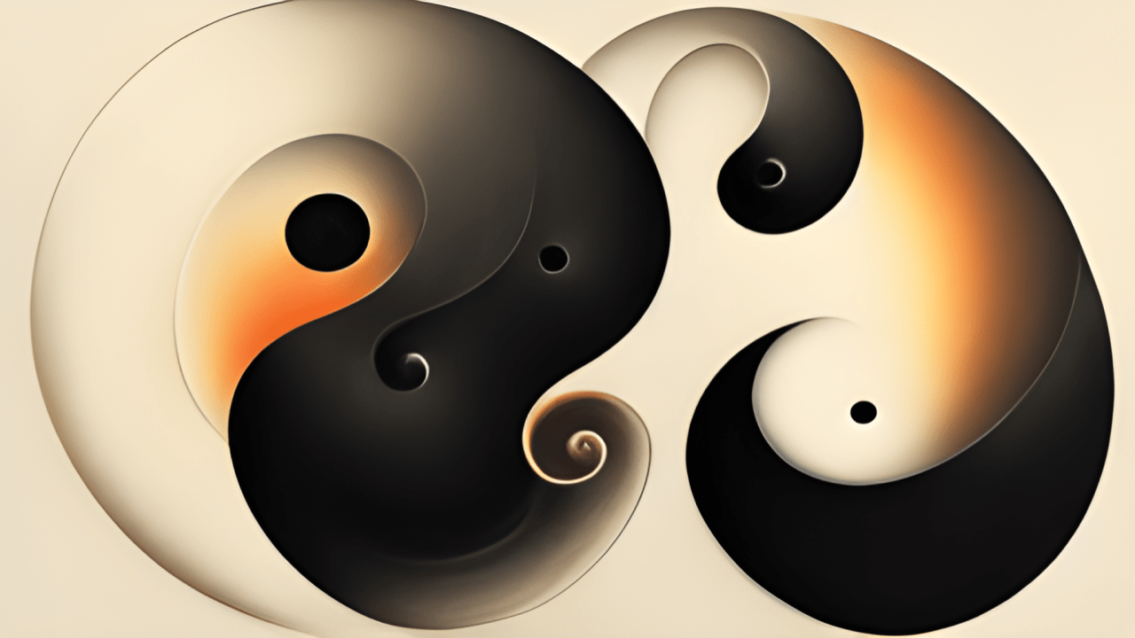 Illustration Komplementaritäten Yin Yang