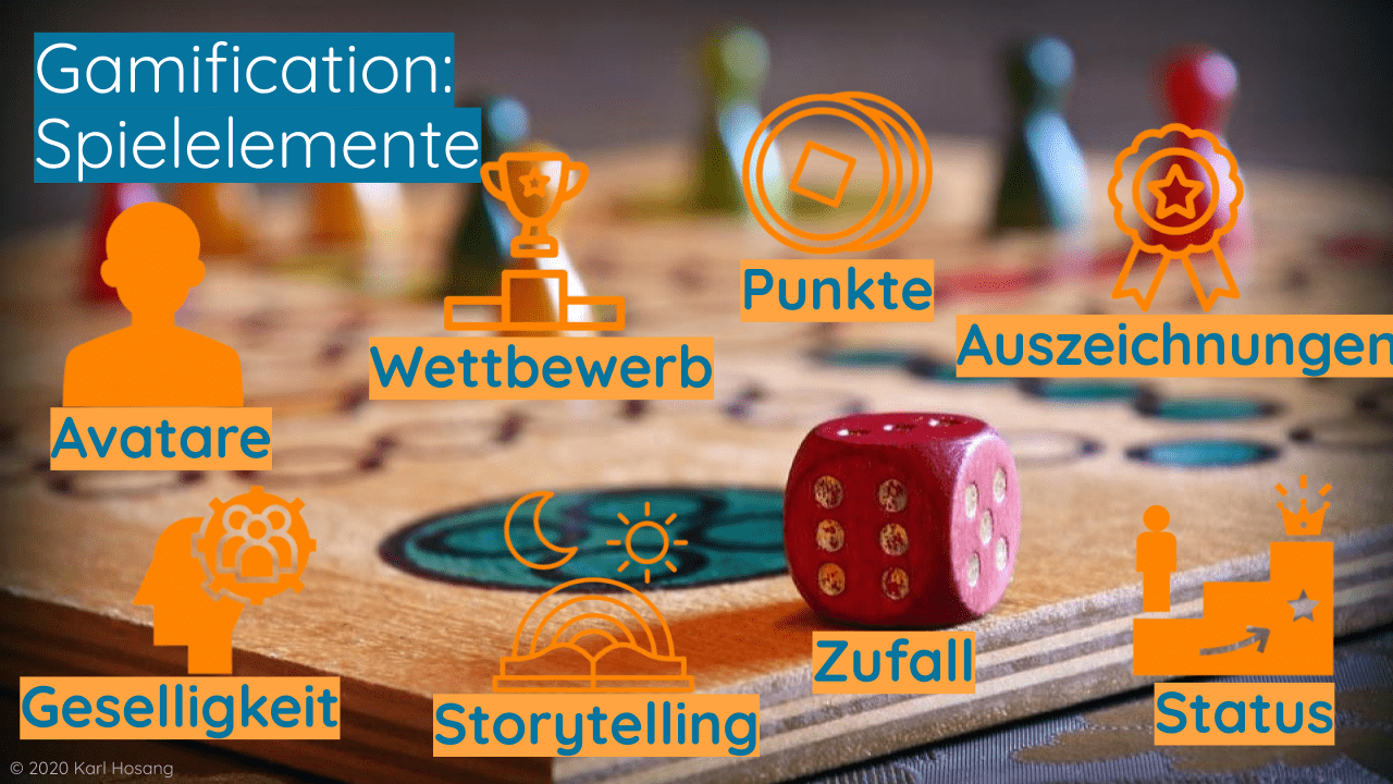 Gamification-Spielelemente